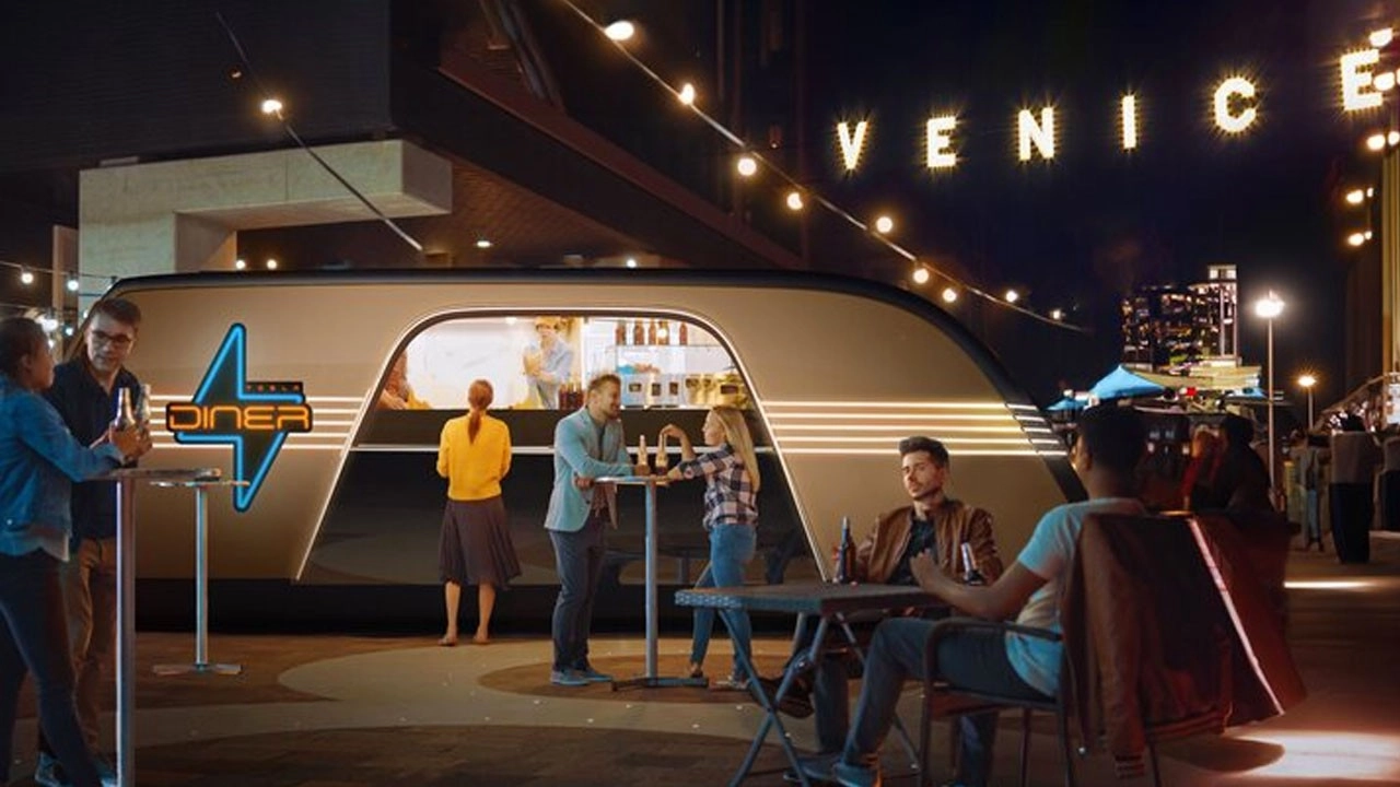 Микроавтобус-сюрприз от Tesla: представлен Tesla Robovan!