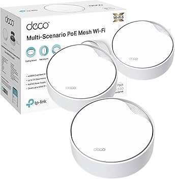 TP-Link Беспроводной роутер Whole Home Mesh с PoE AX3000 Deco X50-PoE (3-Pack)