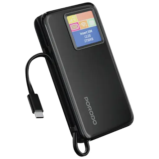 Porodo 4G LTE / Wi-Fi 6 Pocket Router