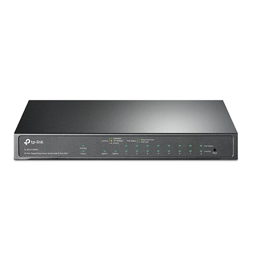 TP-Link 10 Port Gigabit Easy Smart Switch with 8 Port PoE+ TL-SG1210MPE