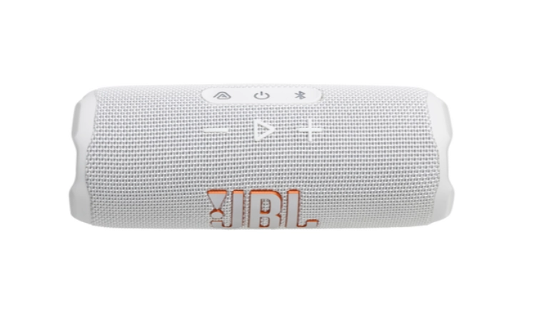 مكبر صوت محمول JBL Flip 7 باللون الأبيض (JBLFLIP7WHT)