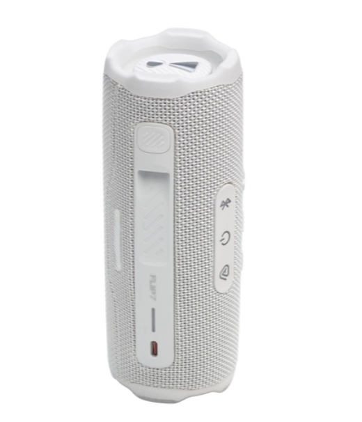 مكبر صوت محمول JBL Flip 7 باللون الأبيض (JBLFLIP7WHT)