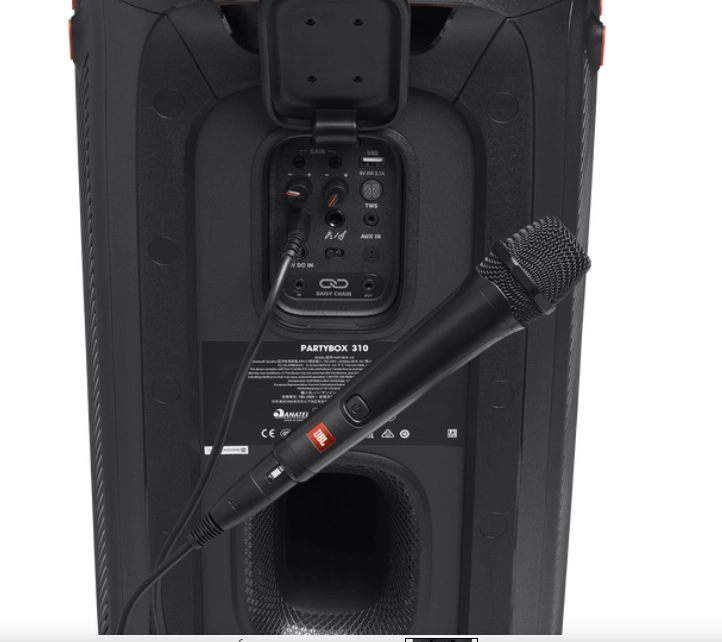 ميكروفون لاسلكي JBL PartyBox Mic 100 باللون الأسود