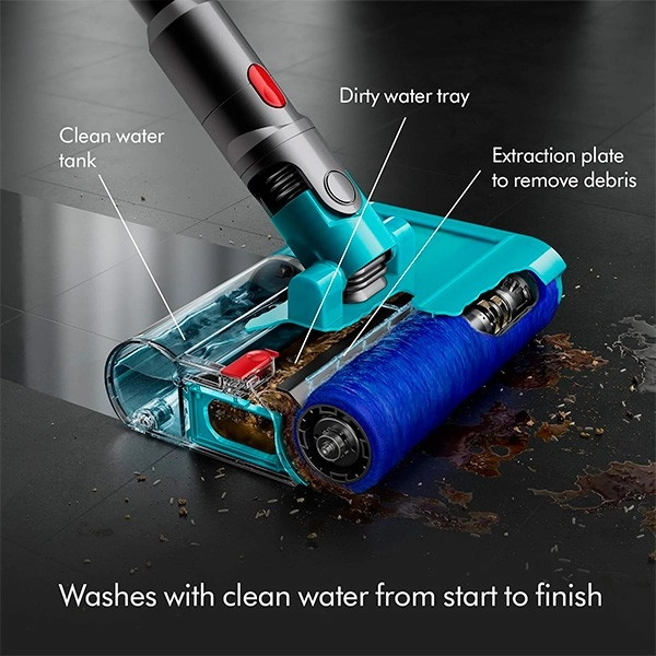 مكنسة كهربائية Dyson V15s Detect Submarine SV47 أصفر نيكل