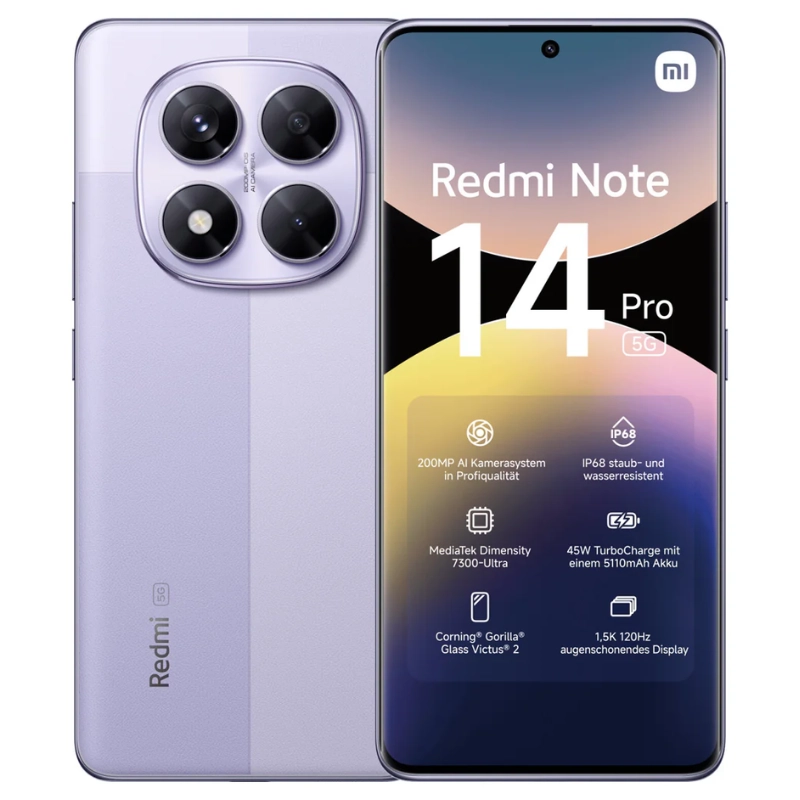 Xiaomi Redmi Note 14 Pro NFC 8GB/256GB 4G Purple