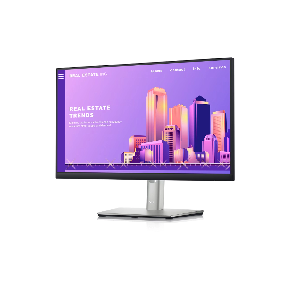 شاشة Dell 22 P2222H مقاس 21.5 بوصة