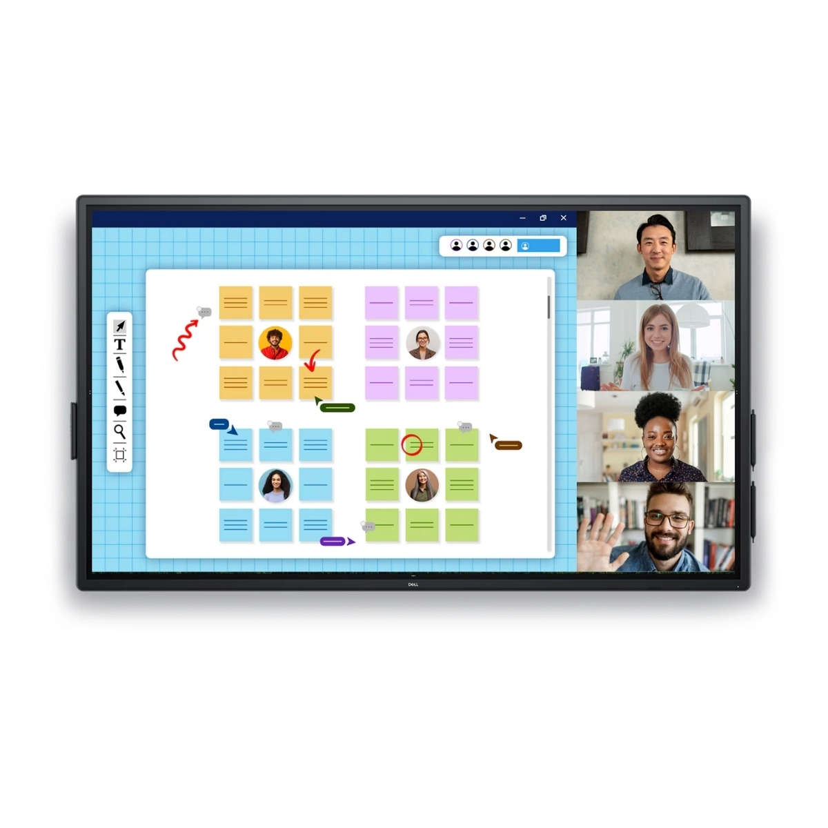 شاشة Dell Pro 65 Plus P6524QT مقاس 65 بوصة