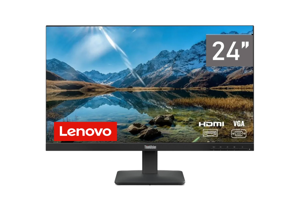 Lenovo 23.8" FHD ThinkVision LED Monitor (S24-4e) (64B5KAT1UK)