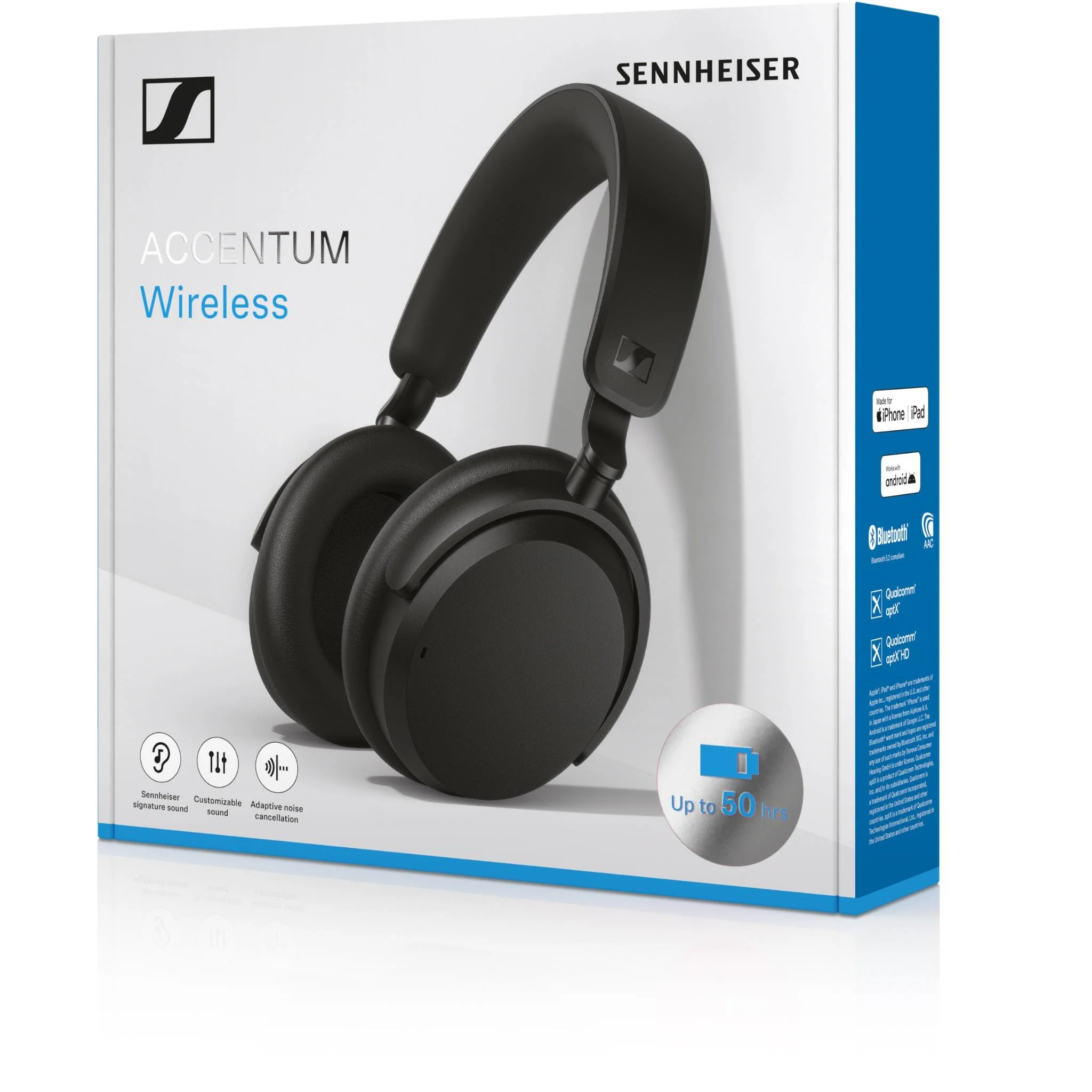 Sennheiser Accentum Wireless Headset Black (700174)