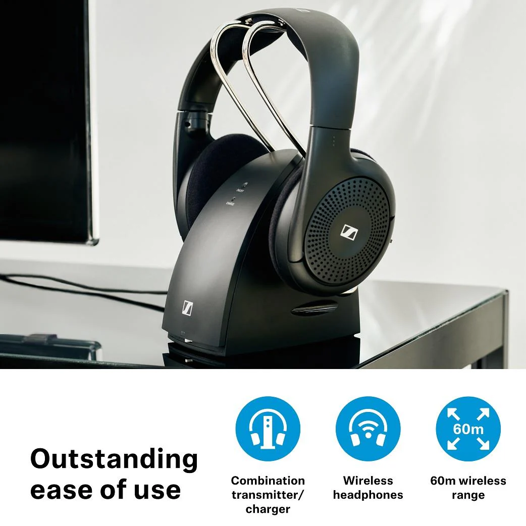 سماعة رأس لاسلكية Sennheiser RS 120 (508681)