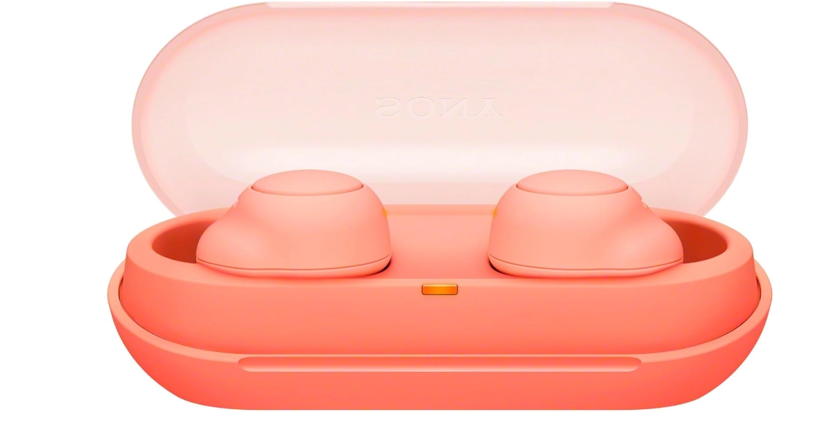 سماعات أذن لاسلكية Sony WF-C500 باللون البرتقالي (4548736131064)