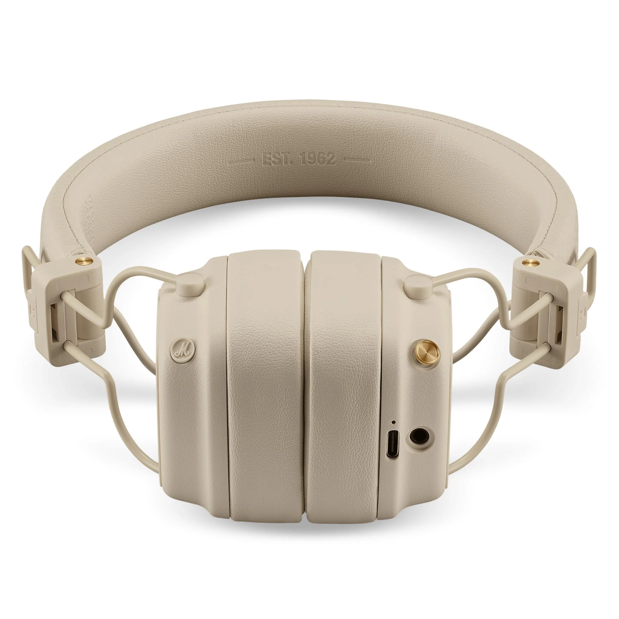 Беспроводные наушники Marshall Major V, Кремовые (7340055401111)