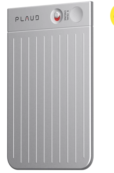 Портативный диктофон Plaud Note NB-100, серебристый