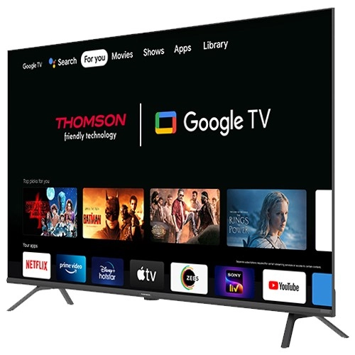 Телевизор Thomson 65 дюймов QLED с боковыми ножками