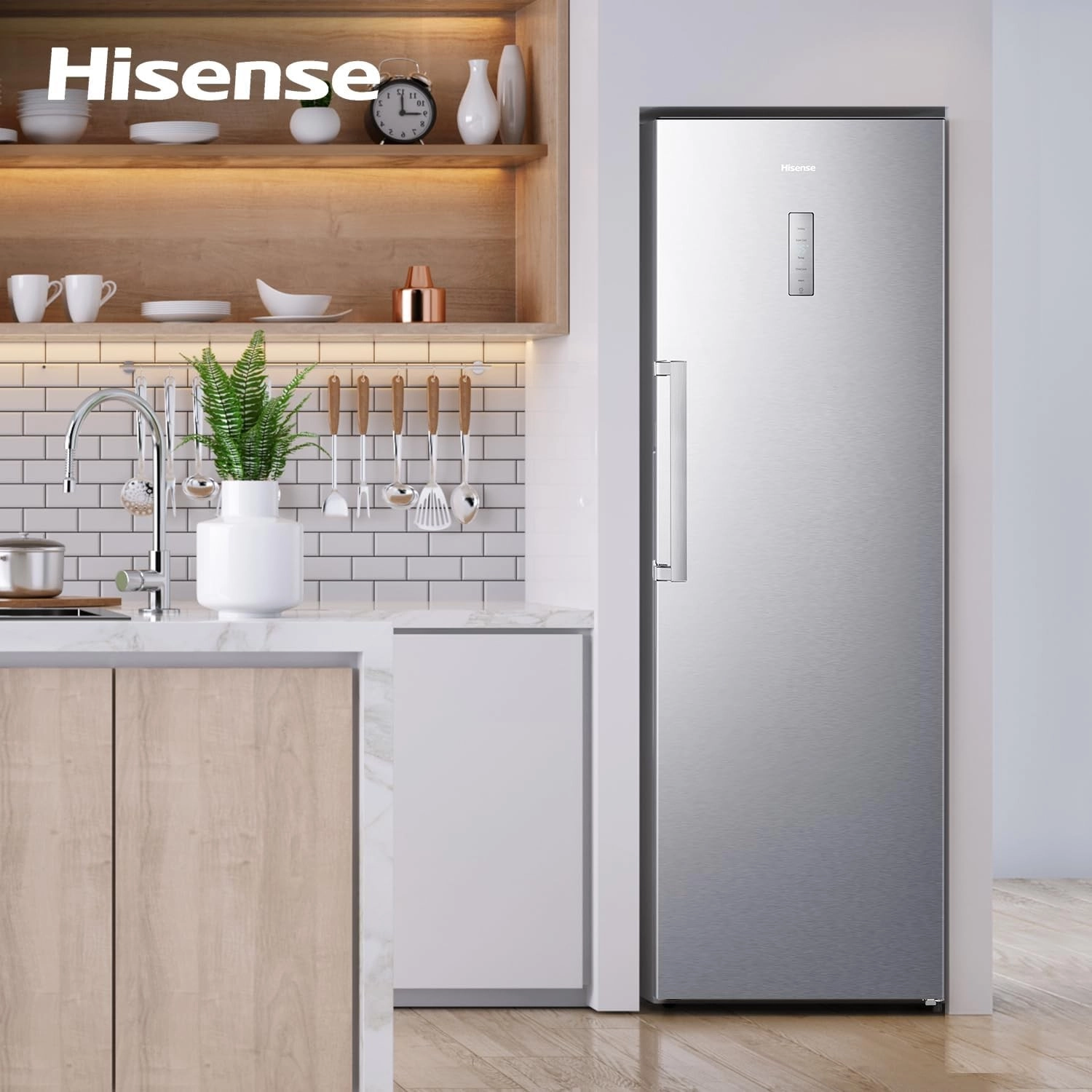 Hisense Freestanding Single Door Refrigerator 484L Inox (RL3N484NAI)