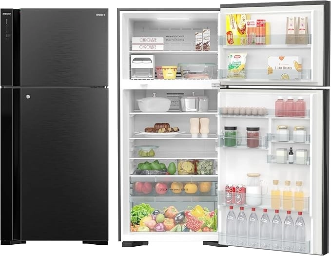 Холодильник Hitachi French Door 760L Черный (RV760BBK)