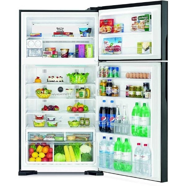 Hitachi French Door Refrigerator 820L Black Stainless (RV820PUK1K)