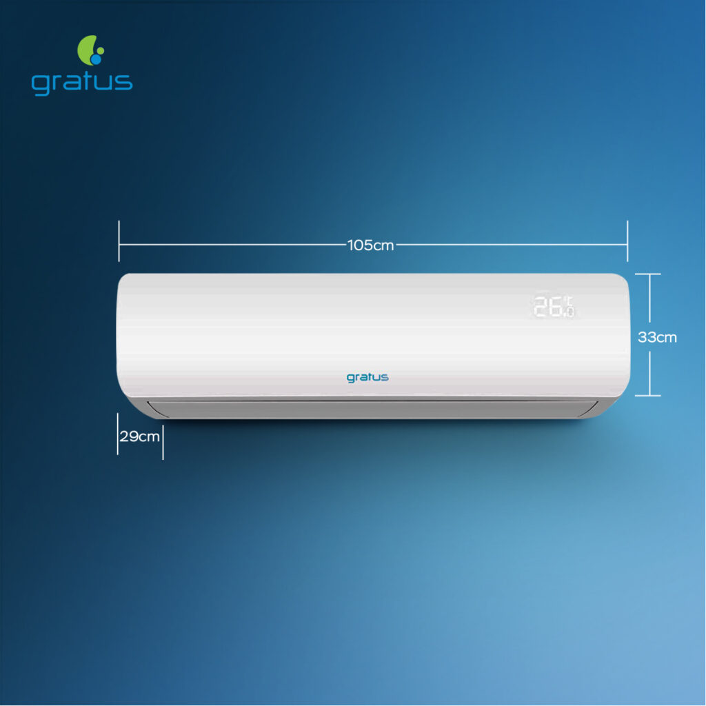 Gratus 24000 BTU Air Conditioner R410a GSAC24TRS2
