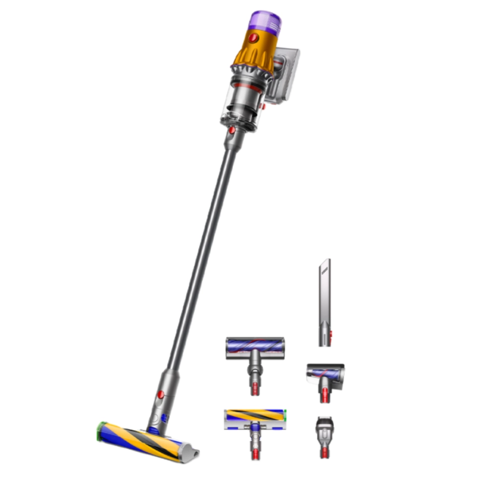 Пылесос Dyson V12 Detect Slim Absolute SV46 Желтый Никель