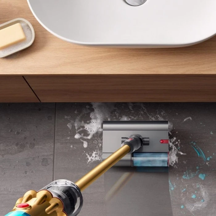 Пылесос Dyson V12s Detect Slim Submarine SV46 Желтый Никель