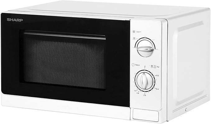 Sharp Микроволновая Печь 20L Solo Кнопочная Дверца Белая
