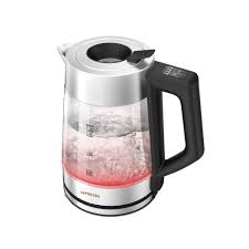 LePresso Multi-Temperature Illuminated Glass Kettle 1.7L (LPCFFM0008BK)