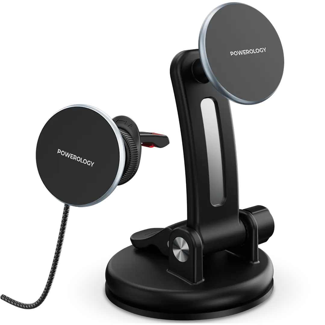 Powerology Airwave Magnetic Wireless Car Charger