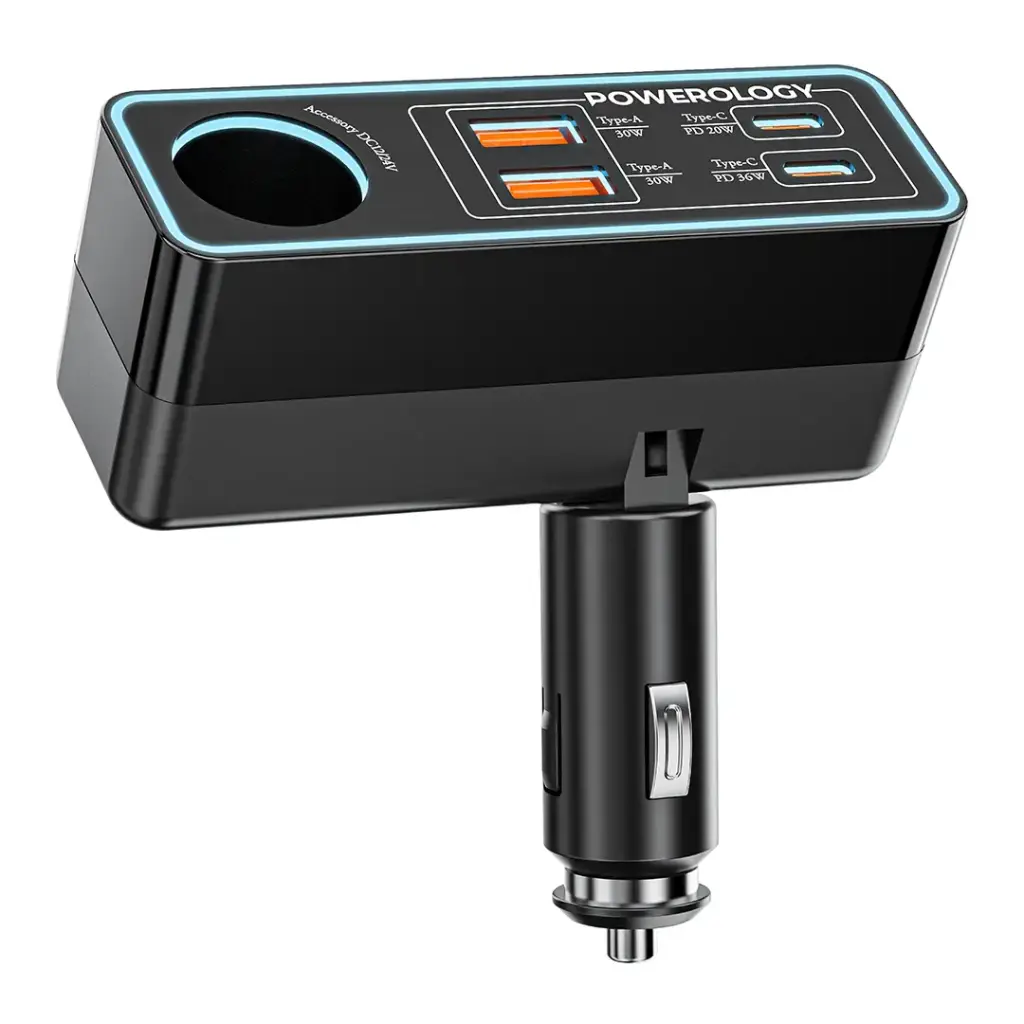 Автомобильное зарядное устройство Powerology Brio 125W
