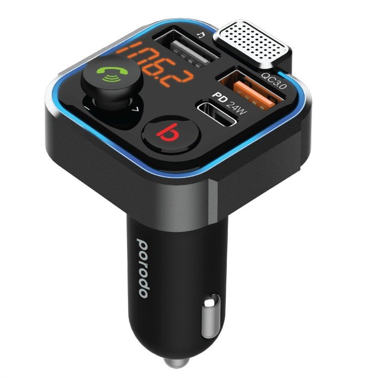 FM-трансмиттер Porodo Smart Car Charger