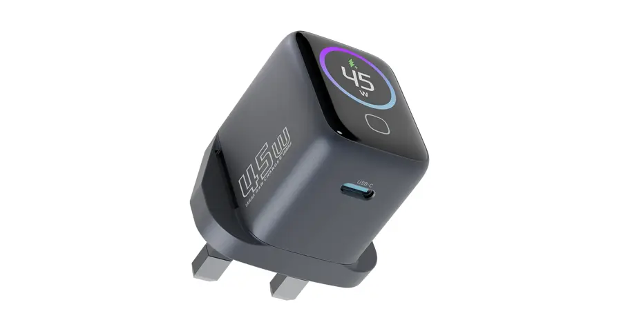 شاحن حائط Powerology VOLTFLOW 45W AVS GaN