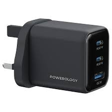شاحن حائط Powerology Volt-X 67W Multi-Port GaN
