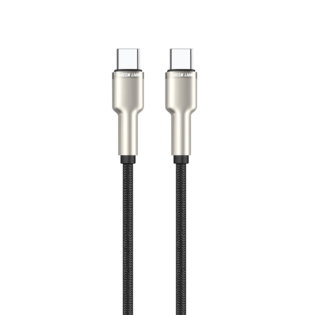 كابل Green Lion USB-C إلى USB-C مضفر