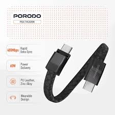 Porodo كابل سوار USB-C إلى USB-C