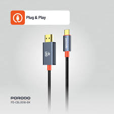 Porodo كابل Lightning إلى HDMI منسوج
