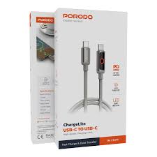 Porodo كابل ChargeLite USB-A إلى USB-C