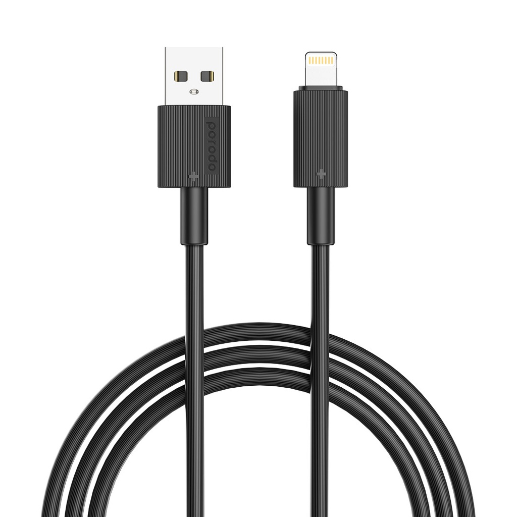 Porodo كابل شحن متين USB-A إلى Lightning
