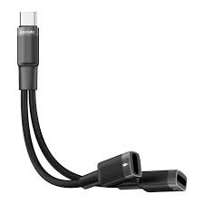 Porodo محول صوت وشحن USB-C بطول 0.12م