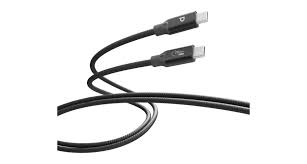 كابل Powerology Power Sync Weave 240W USB-C إلى USB-C 3م