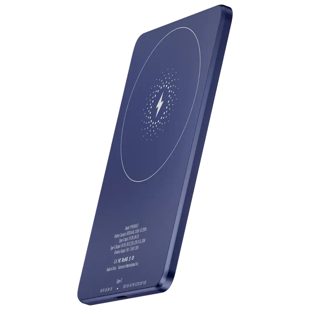 باورولوجي Ultra-Thin 5000mAh ماجسيف بنك طاقة