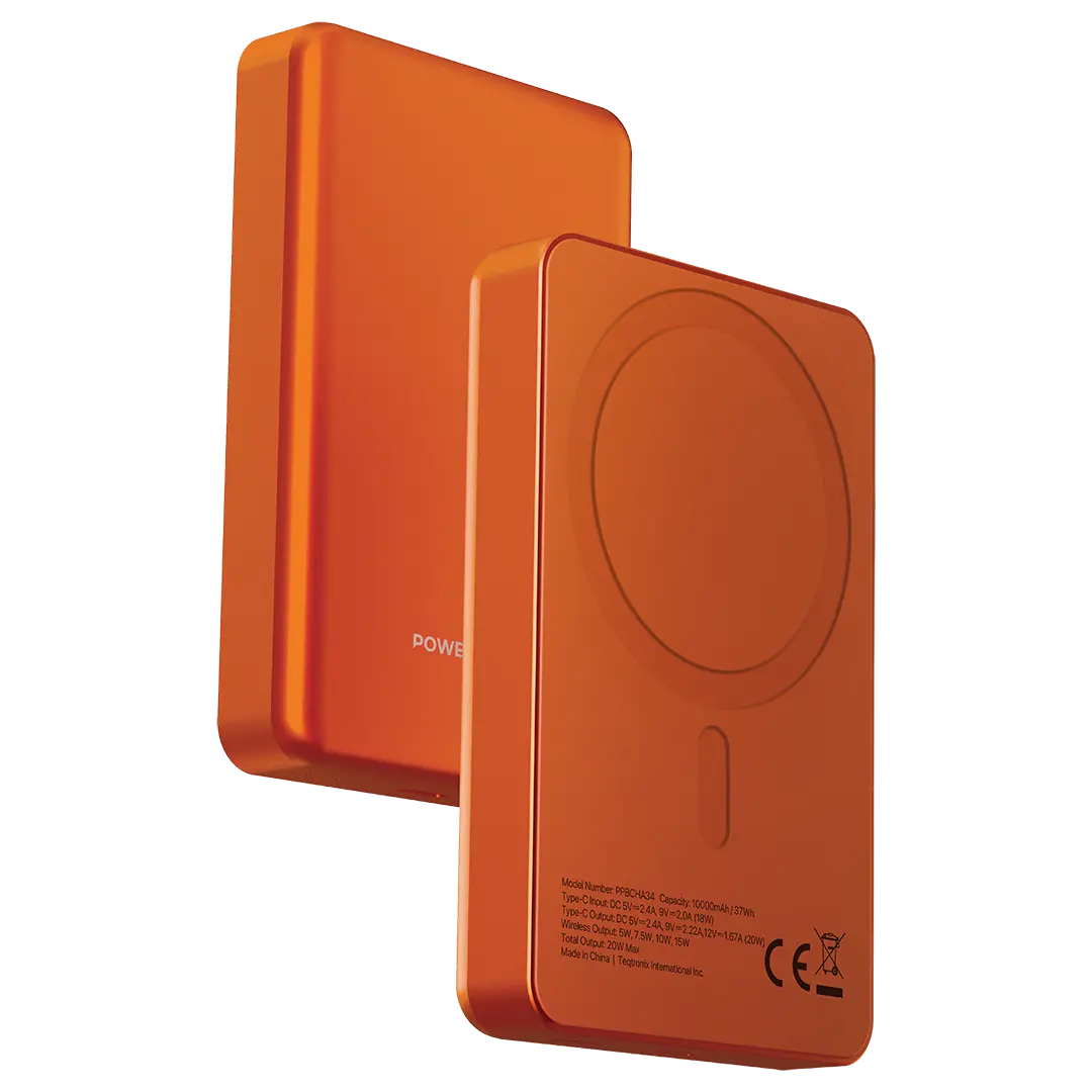 باورولوجي Spetelli 10000mAh ألومنيوم ماجسيف PD 20W بنك طاقة