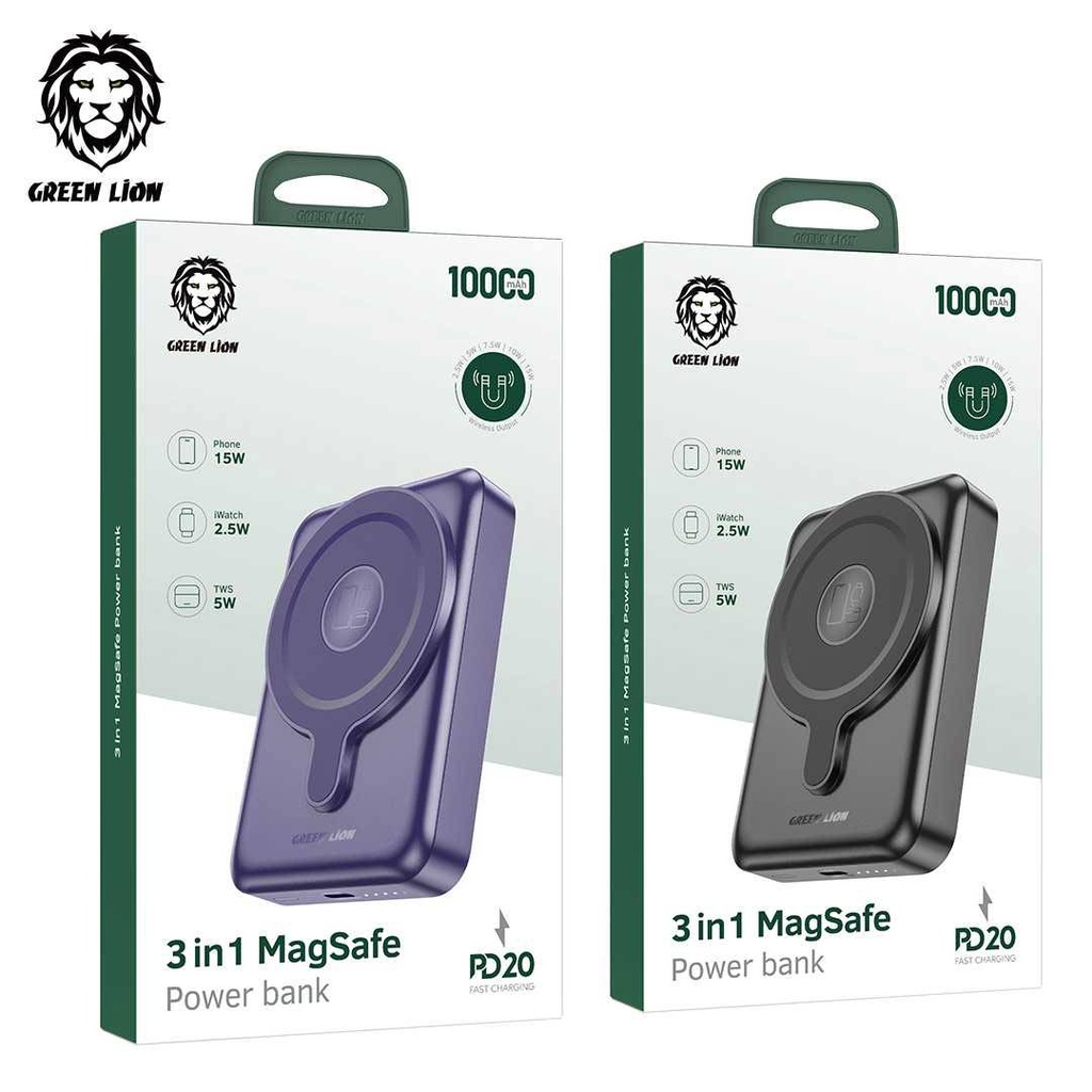 Green Lion Astro 3 In 1 Power Bank 10000mAh PD 20W