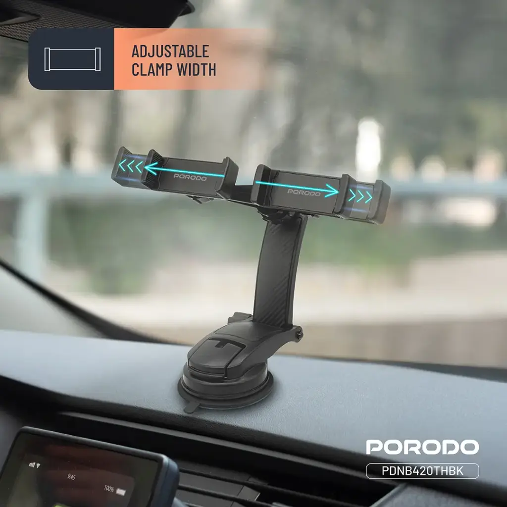 Porodo حامل سيارة دوّار 360°