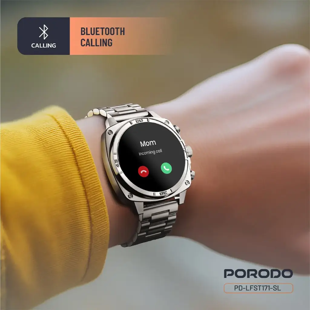ساعات ذكية Porodo Chrono Steel