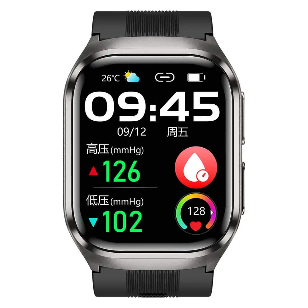ساعات ذكية Green Lion Sense ECG 2.06 Inch AMOLED مع ضغط الدم