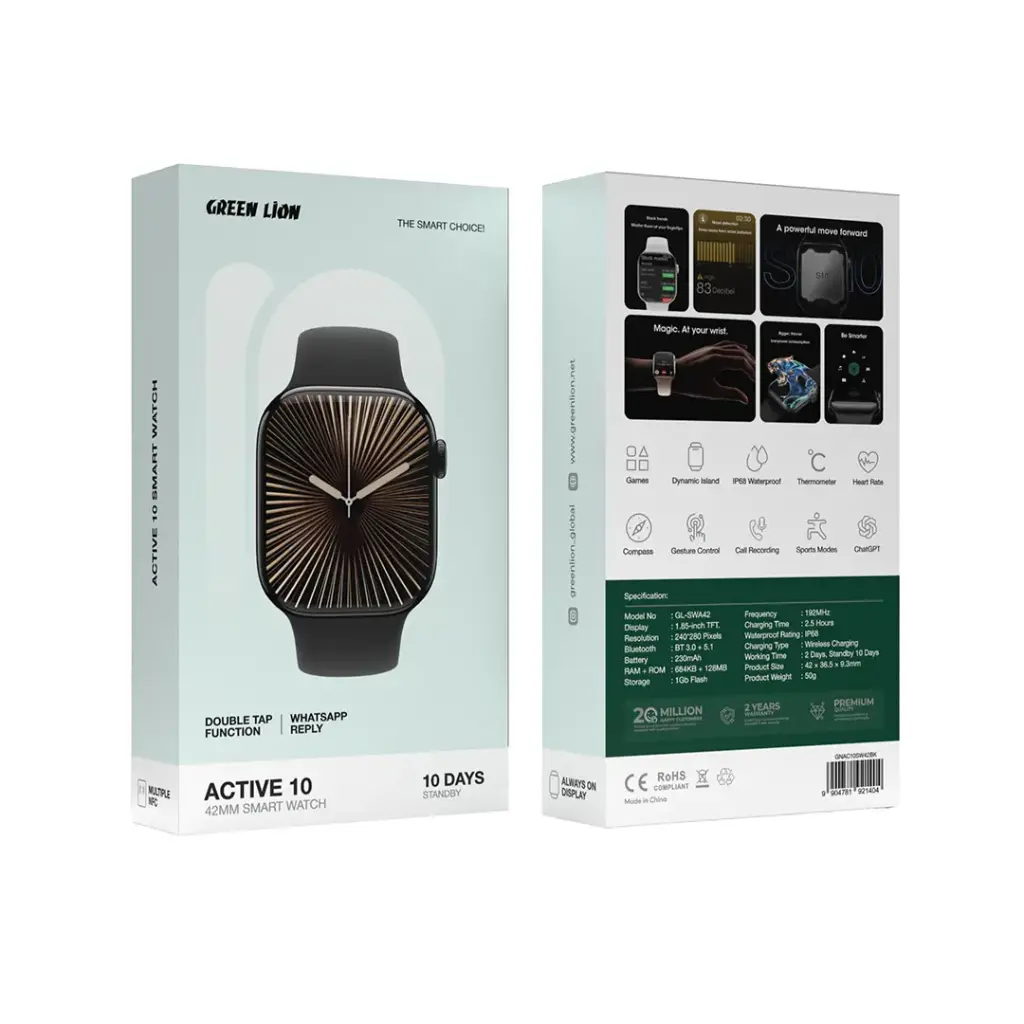 ساعات ذكية Green Lion Active 10 42 mm
