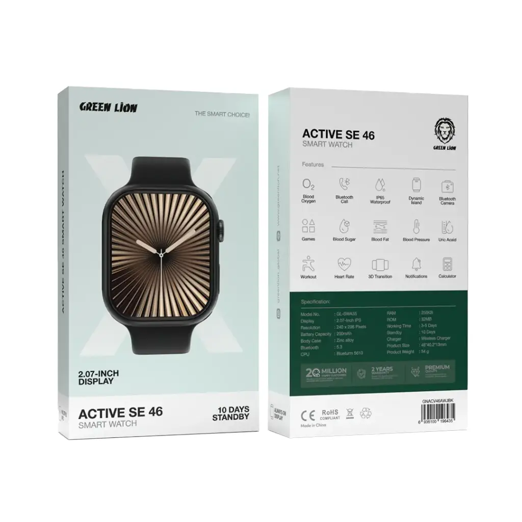 Green Lion Active SE 46 умные часы