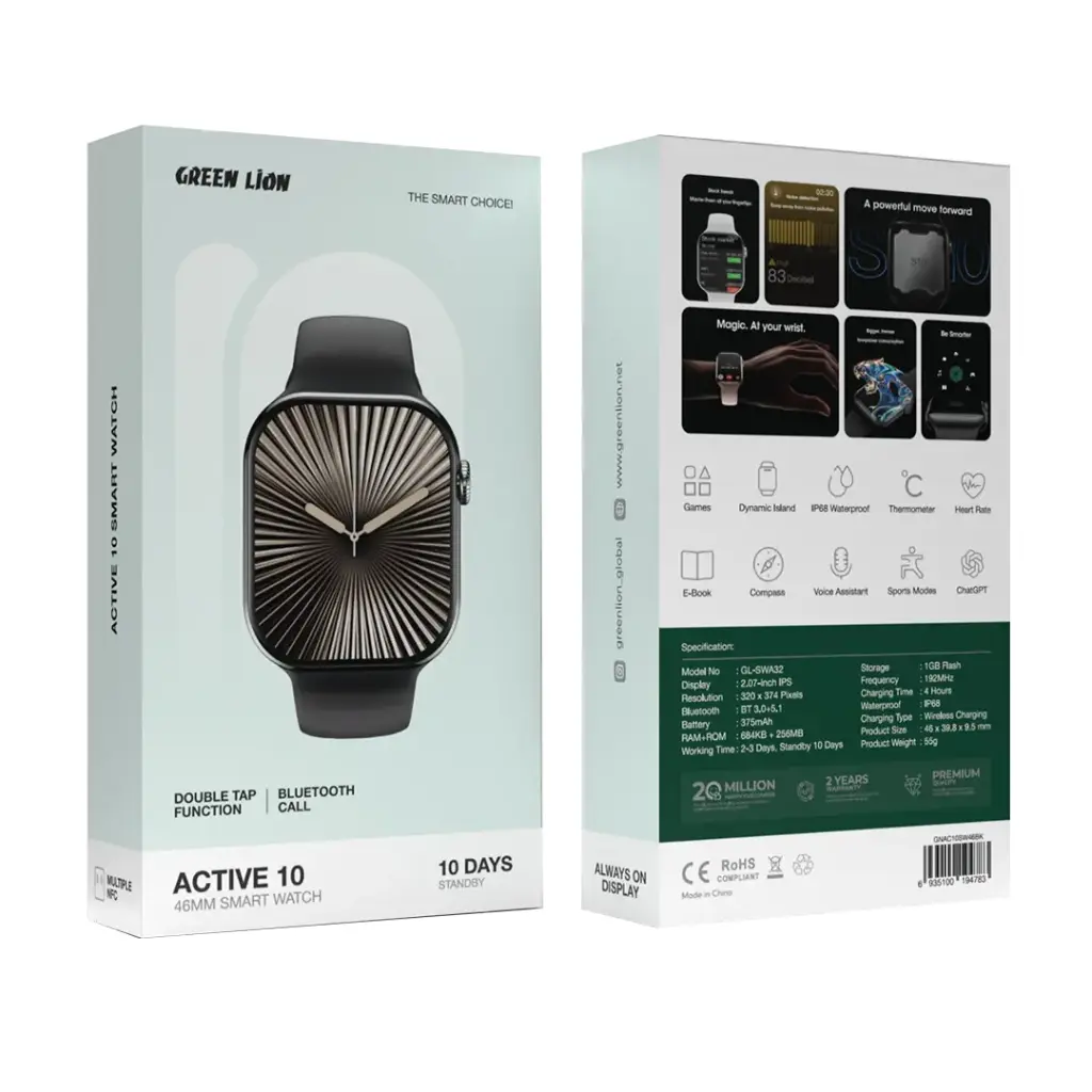 ساعات ذكية Green Lion Active 10 46 mm