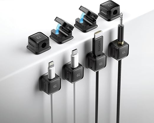 Green Lion Magnetic Clip Cable Organizer