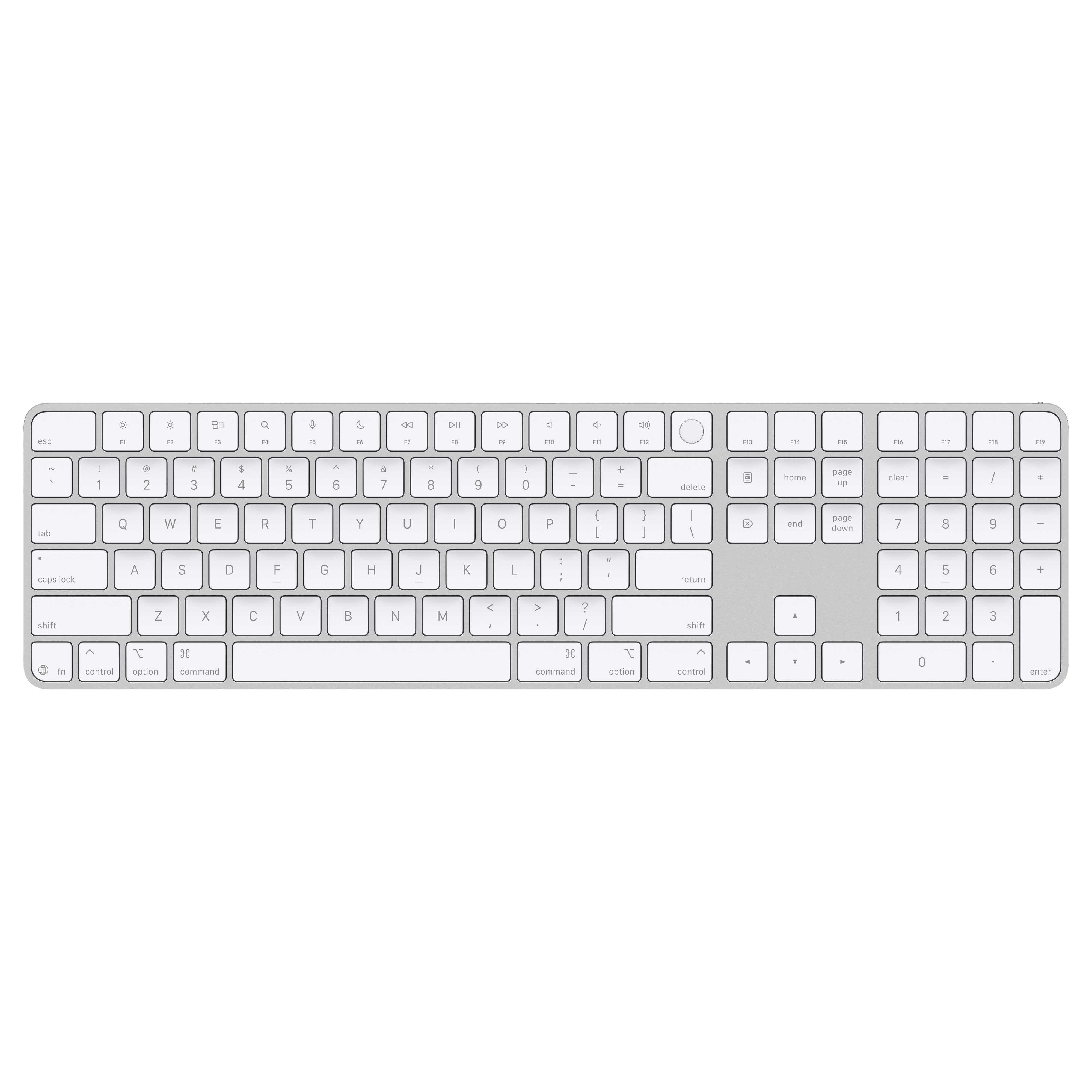 Apple Magic Keyboard with Touch ID & Numeric Keypad Type-C White