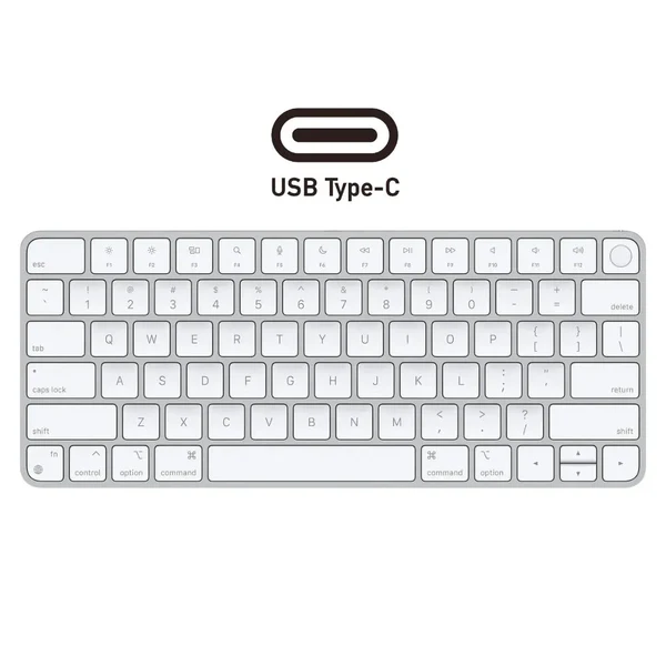 Apple Magic Keyboard with Touch ID USB-C Silver